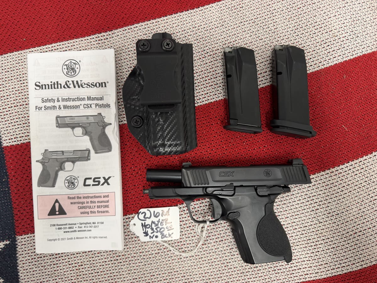 Smith & Wesson CSX 9mm — available in person at 1787 Tactical